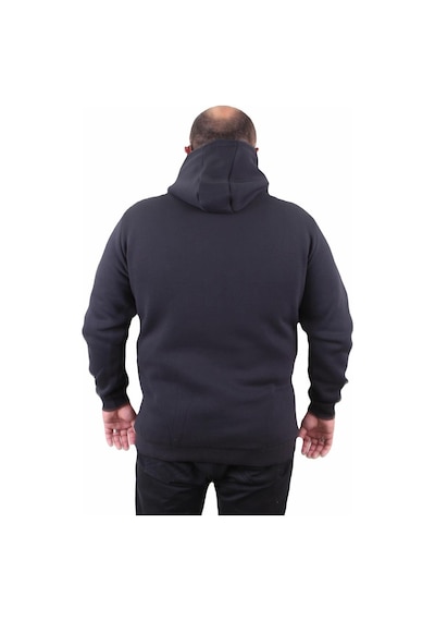 Moc Grande Mocgrande Büyük Beden Unisex Kapüşonlu 3Ip Sweat 11701 Lacıvert-Lacıvert