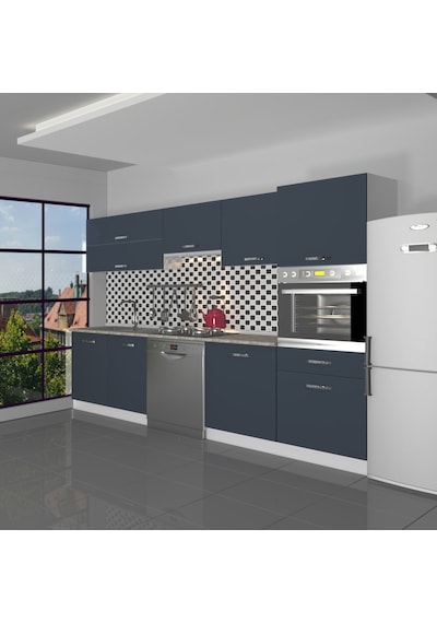 Decoraktiv Elite 280y Ankastre Boy Dolaplı Mdf Hazır Mutfak Dolabı - Tezgah Dahil - Antrasit Decoraktiv Elite 280y Ankastre Boy Dolaplı Mdf Hazır Mutfak Dolabı - Tezgah Dahil - Antrasit