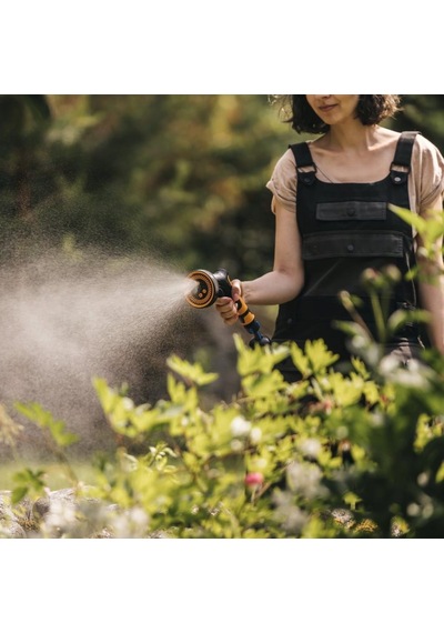 Fiskars 1065492 Çok Fonksiyonlu Sulama Tabancası + Stoplu Hortum Bağlantısı