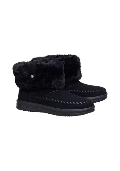 Camden Cuff Classic Cozy Siyah Kadın Bot-10839 Siyah