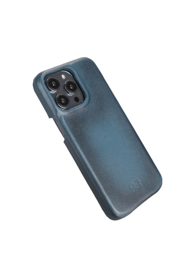Bouletta Apple İphone 14 Pro Max Uyumlu Deri Arka Kapak F360 Brn4