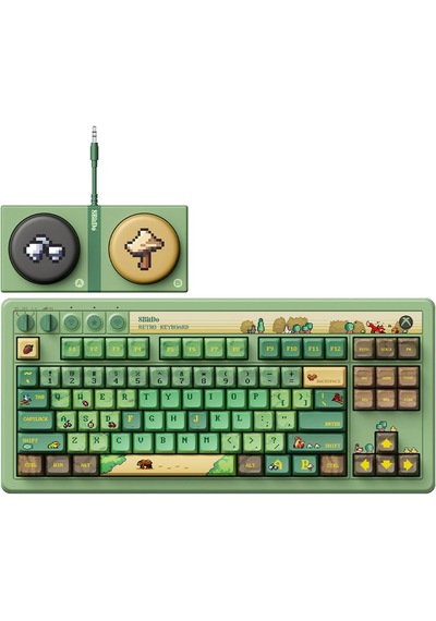 8bitdo Retro 87 Forest Wonder Mekanik Klavye Bluetooth/2.4g/usb-c Kablosuz Oyuncu Klavyesi Lisanslı Windows Ve Android