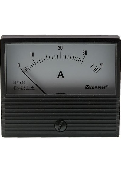 30A Analog Ampermetre - Panel Tipi Ölçü Aleti Kly-T670