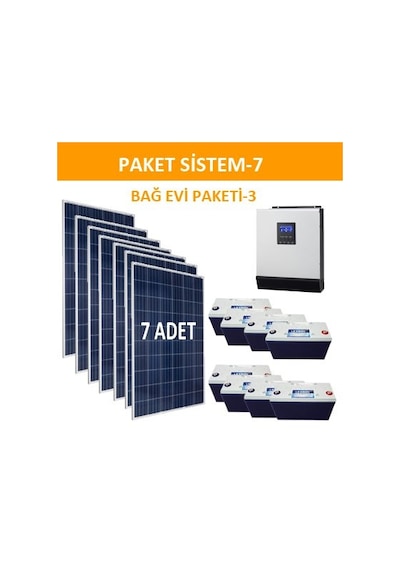 Bağ Evi Paket Sistemleri 7-çamaşir-Bulaşik Makinali +1.5 Hp Pompa