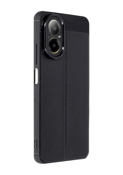 Realme 12 Lite Uyumlu Kılıf Auto Focus Kapak - Siyah Çok Renkli