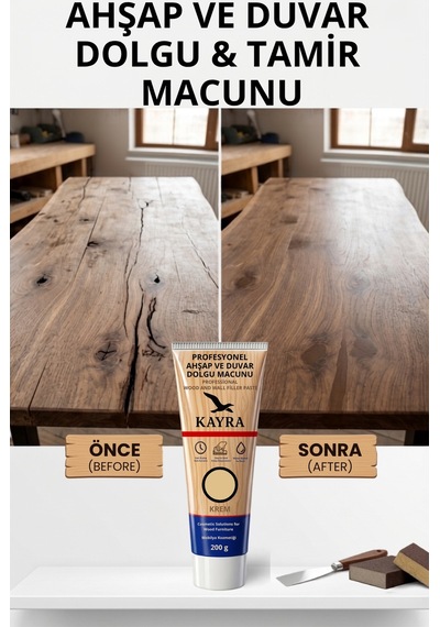 Krem Renk Ahşap Ve Duvar İçin Tamir Macunu Kullanıma Hazır 200 Gr Mobilya Dolgu Çatlak Giderici Çizik Kapatıcı Parke Sehpa Kapı Ahşap Merdiven Parke Çizik Giderme Macunu Ahşap Tamirat Dolgu Malzemesi Krem Krem Krem Renk Ahşap Ve Duvar İçin Tamir Macunu Kullanıma Hazır 200 Gr Mobilya Dolgu Çatlak Giderici Çizik Kapatıcı Parke Sehpa Kapı Ahşap Merdiven Parke Çizik Giderme Macunu Ahşap Tamirat Dolgu Malzemesi Krem Krem