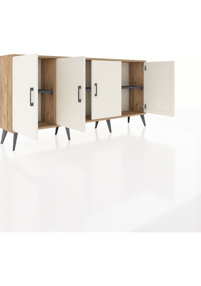 Arges Konsol 3 Raflı 4 Kapaklı 176x30x83 Çam-aytaşı/antrasit Aytaşı/antrasit Arges Konsol 3 Raflı 4 Kapaklı 176x30x83 Çam-aytaşı/antrasit Aytaşı/antrasit