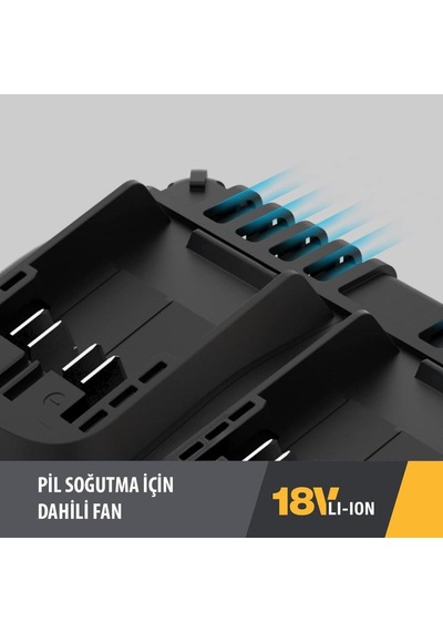 Cat Dxc152 18volt Li-ion One For All Profesyonel İkili Hızlı Akü Şarj Cihazı