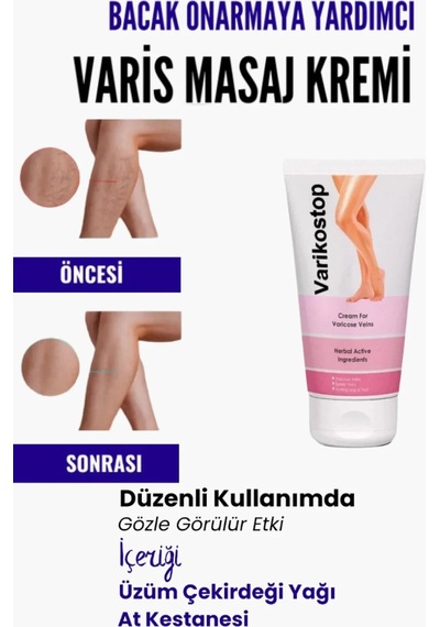 Bacak Varikostop Masaj Kremi 200 Ml