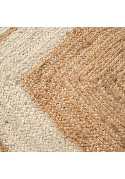 Mudo Home Mafra Bordürlü Jüt Halı Bej 170x240