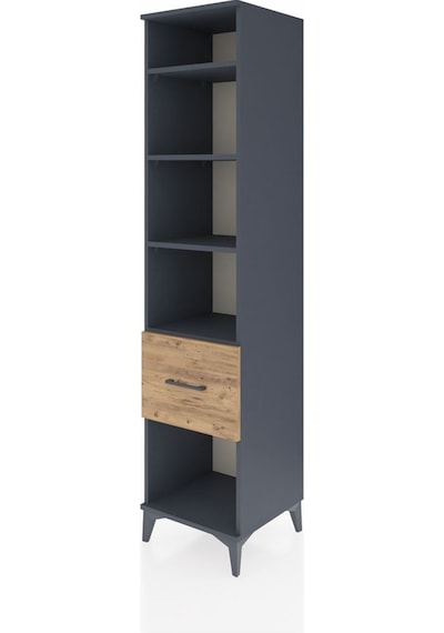 Hyperion Dolap 4 Raflı Tek Çekmeceli 44x44x195 Antrasit-çam Antrasit Hyperion Dolap 4 Raflı Tek Çekmeceli 44x44x195 Antrasit-çam Antrasit