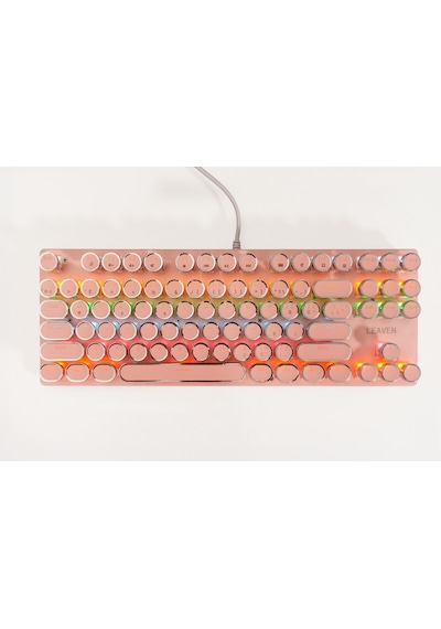K550 Red Switch Mekanik Oyuncu Klavyesi-hot-swap-rainbow Rgb-3 Adet Yedek Switch