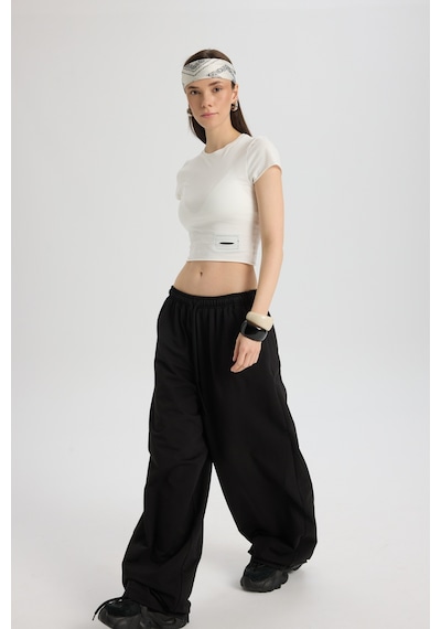 Mai Studios Co. Scarlet Siyah Crop Eşofman Takım Siyah