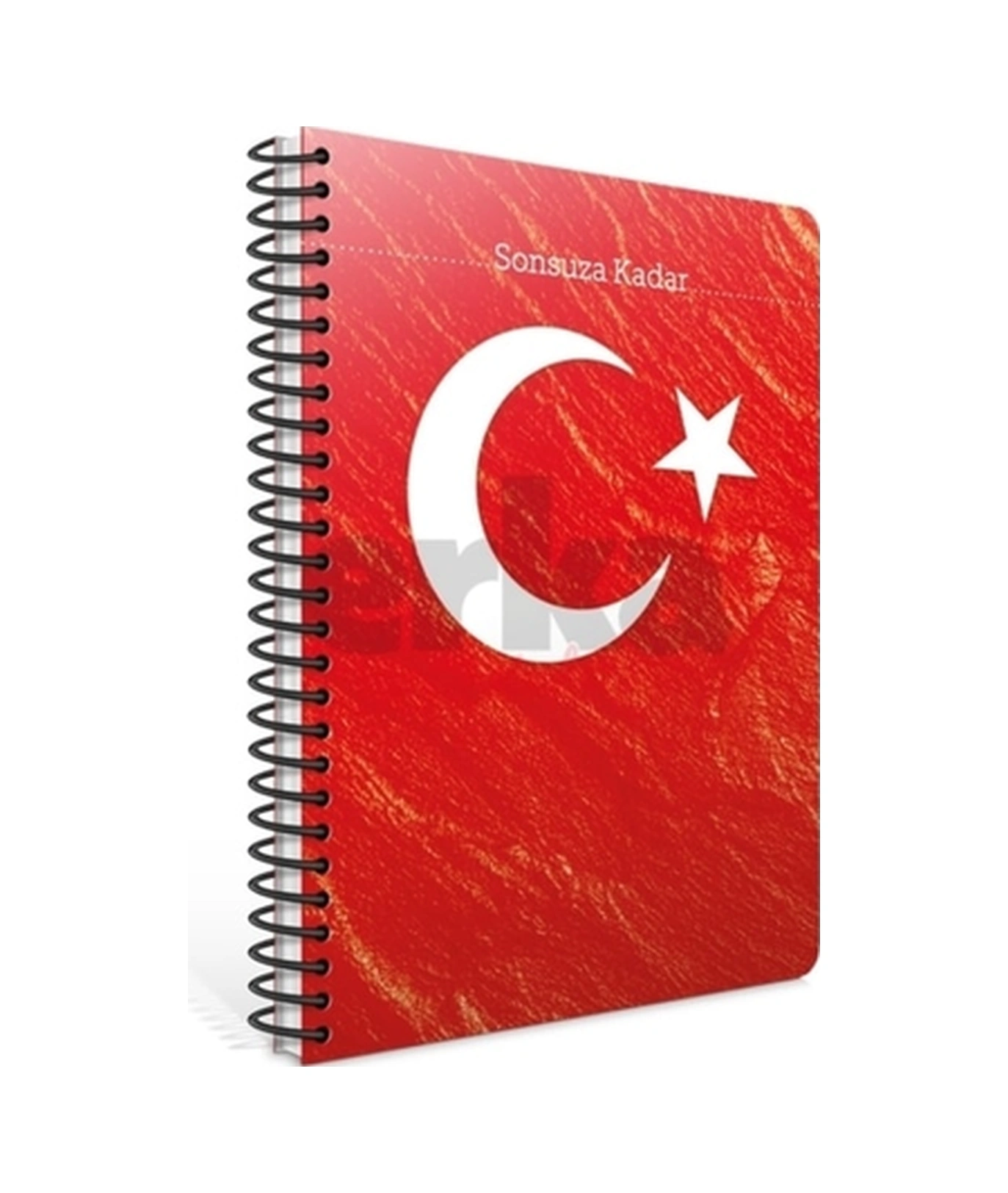 80 Yaprak A6 Sonsuza Kadar Spiralli Ofset Plastik Kapak Kareli Defter 6490