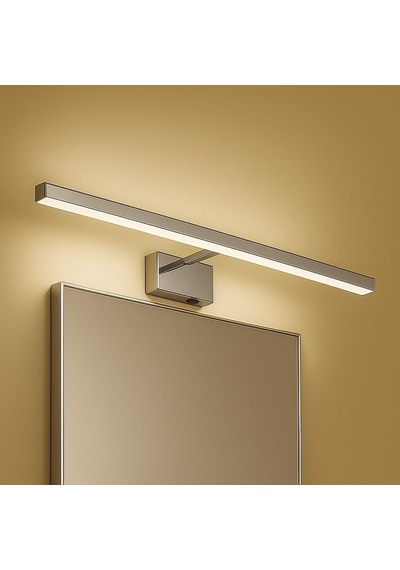Kanarya 40 Cm 8w Led Ayna &amp Resim Apliği Krom / 4200k Gün Işığı, 720 Lümen, Ip45 Su Korumalı, 64w Eşdeğer, Diğer
