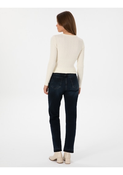 Pierre Cardin Kadın Koyu Mavi Pantolon Jean 50308408-vr032 Koyu Mavi