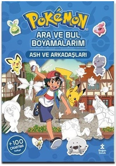 Pokémon Ara Ve Bul Boyamalarım - Ash Ve Arkadaşları