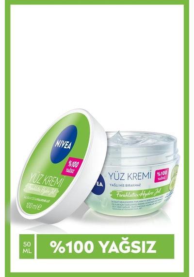 Nıvea Ferahlatıcı Hydro Nemlendirici Yüz Kremi 100 Ml, Yağlı Cilt