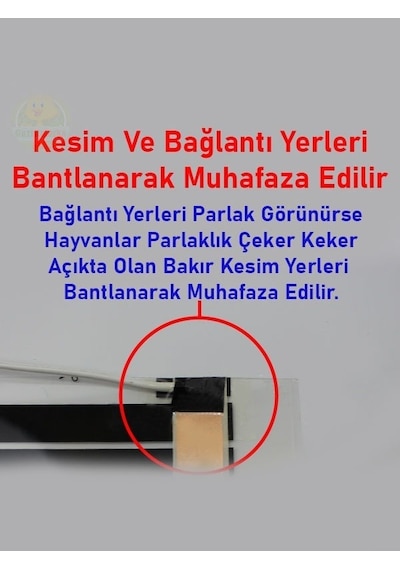 Karbon Isıtıcı Film 75x80 Cm Hazır Kablo Fişli Kafes Kümes Isıtıc