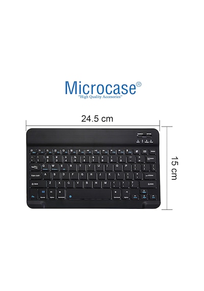 Apple Uyumlu iPad Pro 12.9 M2 2022 Bluetooth Klavye + Mouse + Stand - AL2765