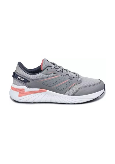 Jump 30910 Bağcıklı Memory İç Taban Unisex Spor Ayakkabı Gri Gri