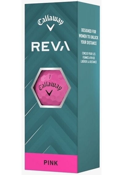 Callaway Reva Pembe Golf Topu - 3'lü Karışık