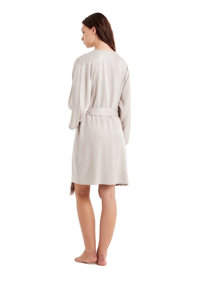 Blackspade Kadın Saten Sabahlık 60487 - Krem