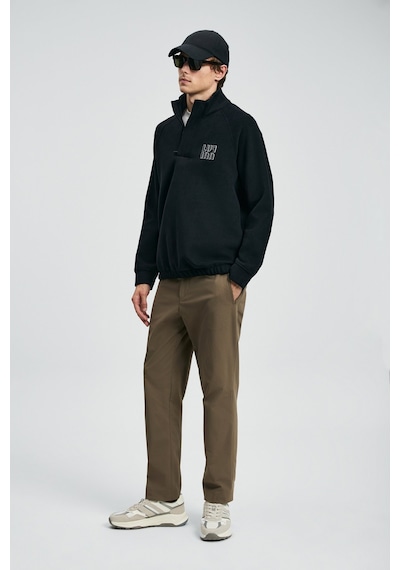 Lufian Erkek Hazel Sweatshirt 112030190 Siyah Siyah