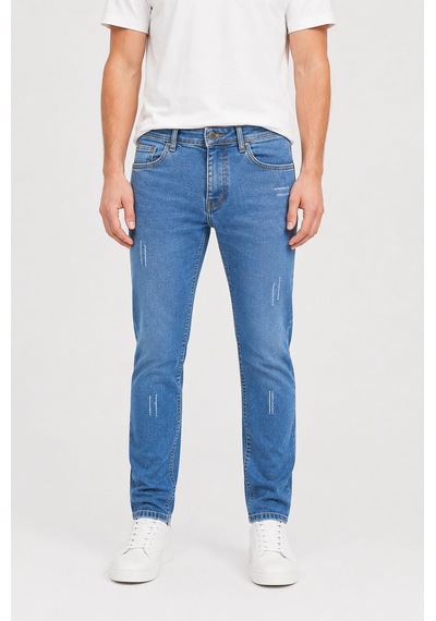 Classics Men Black Wood Erkek Slim Fit Jean Pantolon - 7690 Buz Mavi