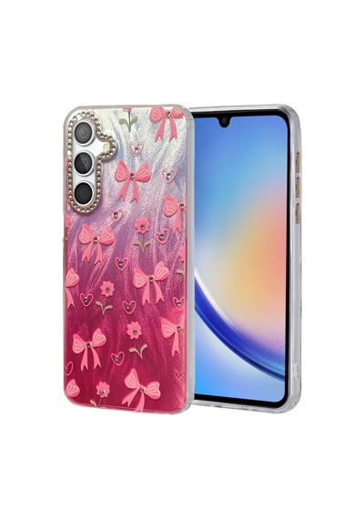 Samsung Galaxy Uyumlu A34 5g Kılıf Blade Aynalı Desenli Kapak - Desen 3 İtdark44449