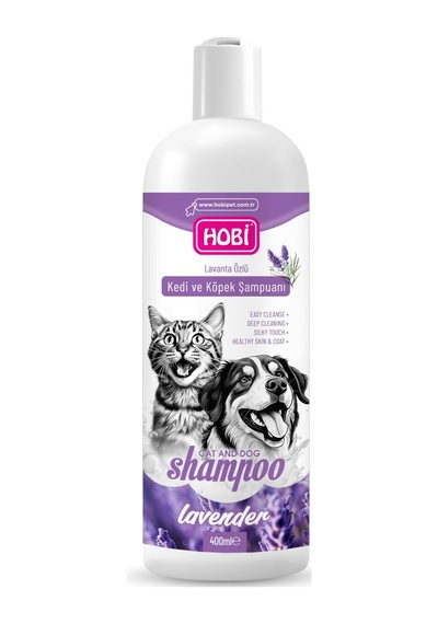Hobi Lavanta Kokulu Kedi Köpek Şampuanı 400 ML