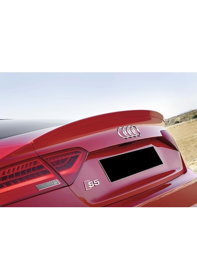Audi A5 B8 S5 Bagaj Üstü Spoiler Parlak Siyah Spoyler Plastik İthal 2009-2016