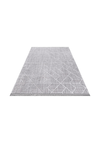 Yalın Bukle Salon Halısı Hav Vermez Mutfak Halısı Çocuk Odası Halısı Koridor 5579 Gri Gri Gri