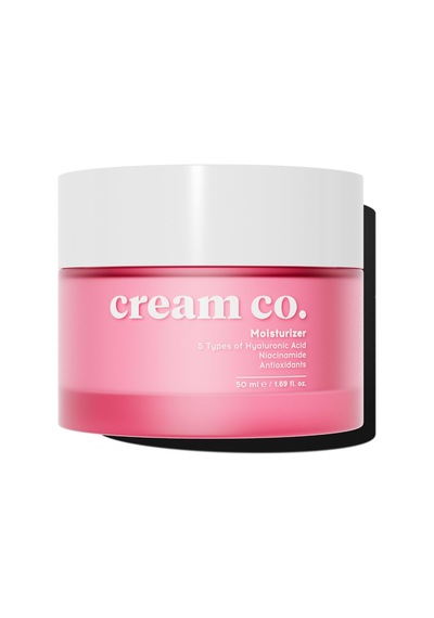 Cream Co. Su Bazlı Moisturizer Nemlendirici Aydınlatıcı Yüz Kremi, Hyaluronik Asit, 50 Ml, Tüm Cilt Tipleri