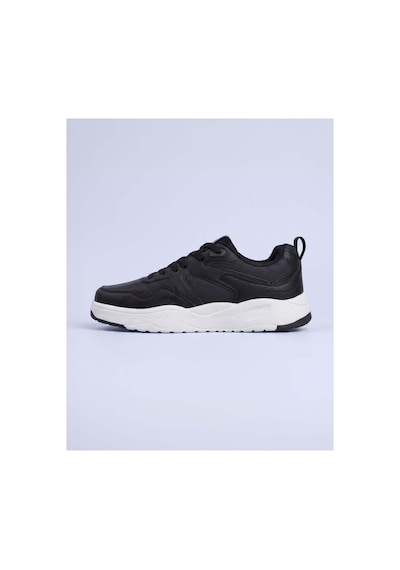 Kappa Couro Erkek Siyah-gri Sneaker