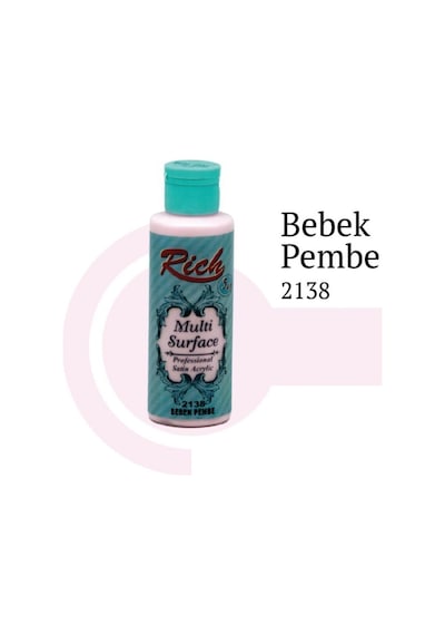 Rich Multi Surface 2138 Bebek Pembe Akrilik Boya 120 Cc - Uxfo-286435 Renkli