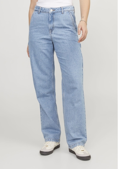 Jack & Jones Kadın Relaxed Fit Jean - Elza 12253069 Light Blue Denim