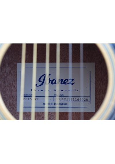 Ibanez Performance Series Pf15 Siyah Akustik Gitar