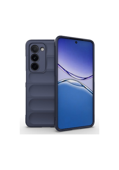 Teleplus Oppo A5 5g Kılıf Kamera Korumalı Etnik Silikon Lacivert