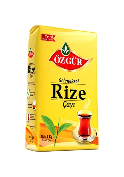 Öz-Gür Geleneksel Rize Siyah Dökme Çay 5 KG