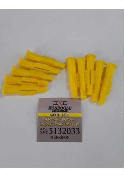 8Mm Roket Dübel 10 Adet