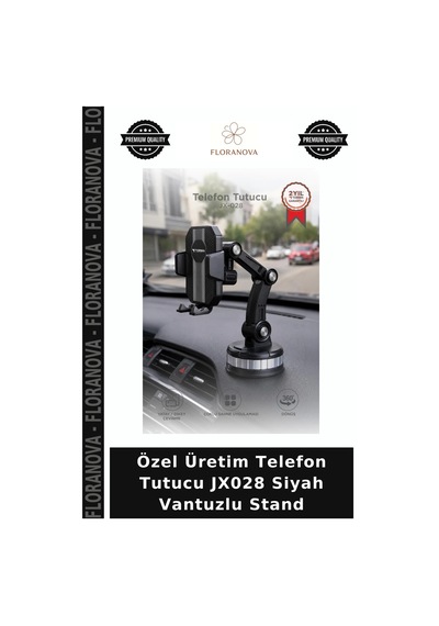 Özel Üretim Telefon Tutucu Jx028 Siyah Vantuzlu Stand