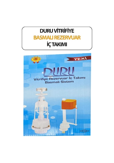Vitrifiye Basmalı Klozet Rezervuar Iç Takımı Beyaz