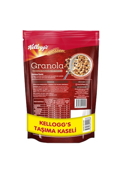 Granola Çikolata Parçacıklı Ve Fındıklı 500 Gram,granola Kap Hediye