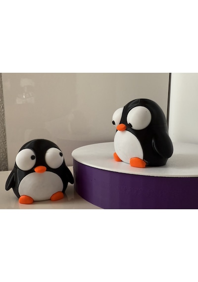 Sevimli Panda Dözleri Hareketli 3d Baskı