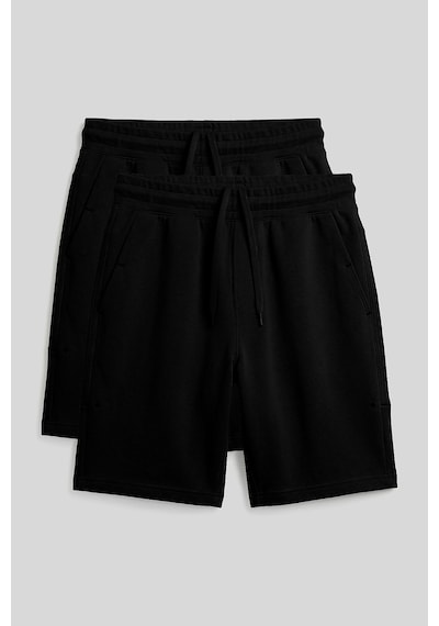 Tommy Life Rahat Form 2li Paket Siyah Büyük Beden Erkek Şort - 81297