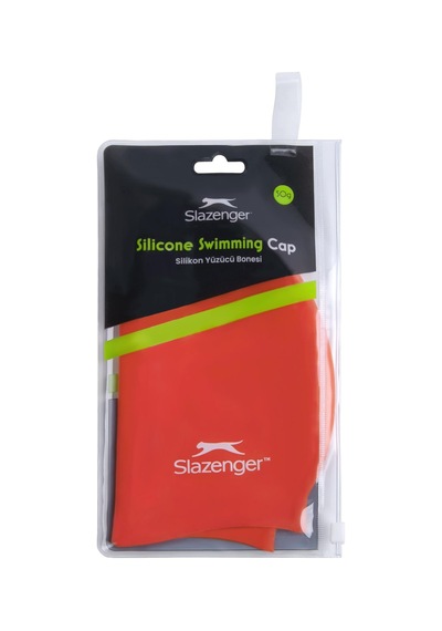 Slazenger Yüzücü Bonesi Silikon Sn00 Red Pvc Zipper Bag Kırmızı