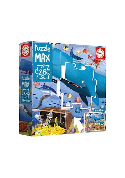 Educa Puzzle Maxi Deniz Altı Hayvanları 28 Parça Çocuk Puzzle - 68 X 48 Cm - 3+ Yaş
