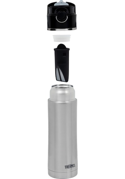 Thermos Ns403bk Filter Çay Demleme Aparatlı Mug 0,47l - Siyah/krom Siyah