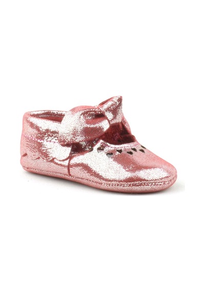 Hapshoe Kids Hakiki Deri Kırmızı Lastikli Kız Bebek Patik Kırmızı